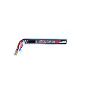 Batterie Li-Po 7.4V 1300mAh Stick pour AEG Airsoft