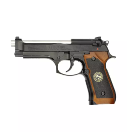 Pistolet 6mm Gaz 2058 Noir : Blow Back et Précision Ajustable