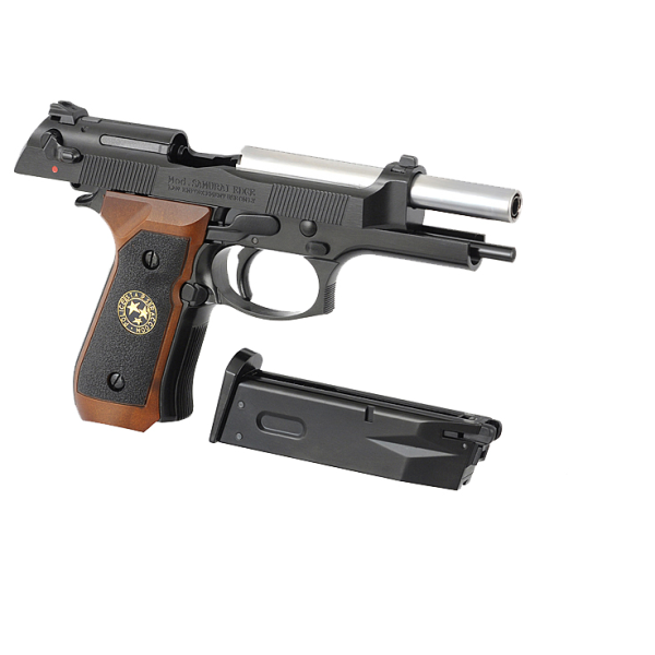 Pistolet 6mm Gaz 2058 Noir : Blow Back et Précision Ajustable