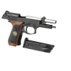 Pistolet 6mm Gaz 2058 Noir : Blow Back et Précision Ajustable