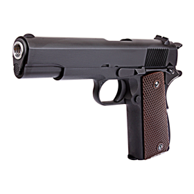 Pistolet Gaz 1911A Noir 6mm : Précision et Réalisme Airsoft