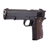 Pistolet Gaz 1911A Noir 6mm : Précision et Réalisme Airsoft