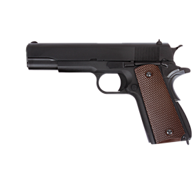 Pistolet Gaz 1911A Noir 6mm : Précision et Réalisme Airsoft