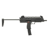Pistolet 6mm Gaz SMG 8 Noir : Blow Back et Hop Up Réglable