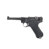 Pistolet Gaz 6mm P08 Noir : Précision et Réalisme Blow Back