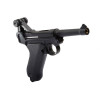 Pistolet Gaz 6mm P08 Noir : Précision et Réalisme Blow Back