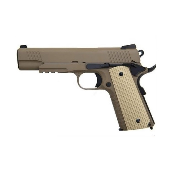 Pistolet Gaz 1911 Kimber Tan 6mm : Réalisme Blow Back
