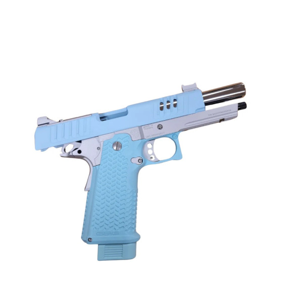 Pistolet Airsoft STP45 Macaron Blue 6mm - Précision et Modularité