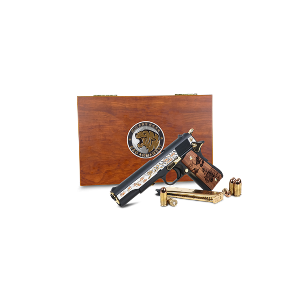 Pistolet 6mm 1911 Tiger Edition Limitée Gaz - Métal, 300 fps