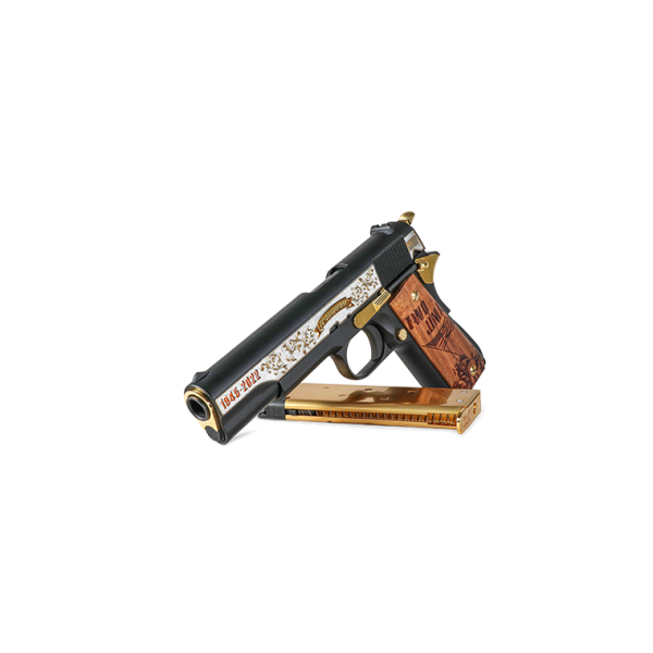 Pistolet 6mm 1911 Iwo Jima Gaz, Édition Limitée, Métal, Blowback