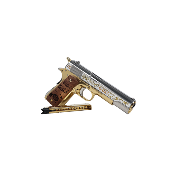 Pistolet 6mm 1911 D-Day Gaz, Édition Limitée, Métal, Blowback