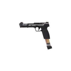 Pistolet 6mm Piranha SL Silver : Réplique GAZ avec Rail Picatinny