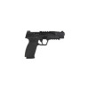 Pistolet 6mm Piranha TR Noir : Réplique GAZ avec Rail RIS
