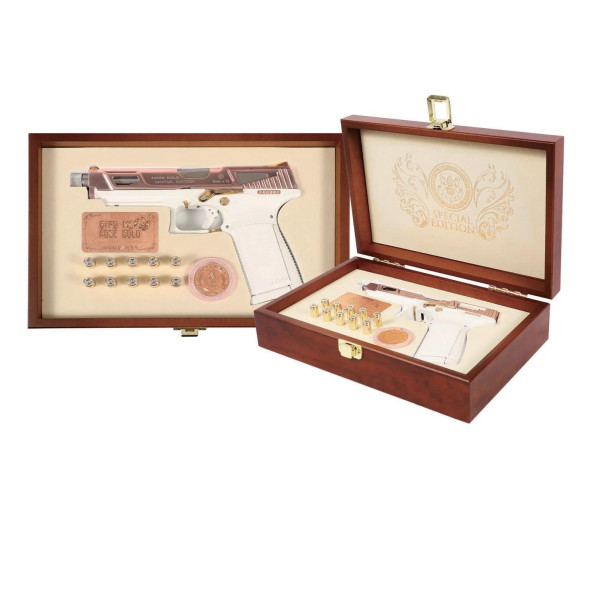 Pistolet Airsoft GTP9 6mm Rose Gold, Édition Limitée 999 ex.