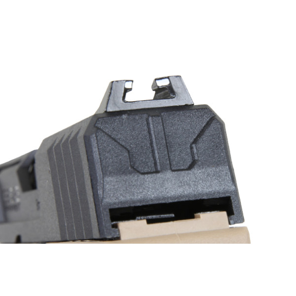 Pistolet GTP9 6mm Noir/Tan : Réplique Gaz avec Hop-up Réglable