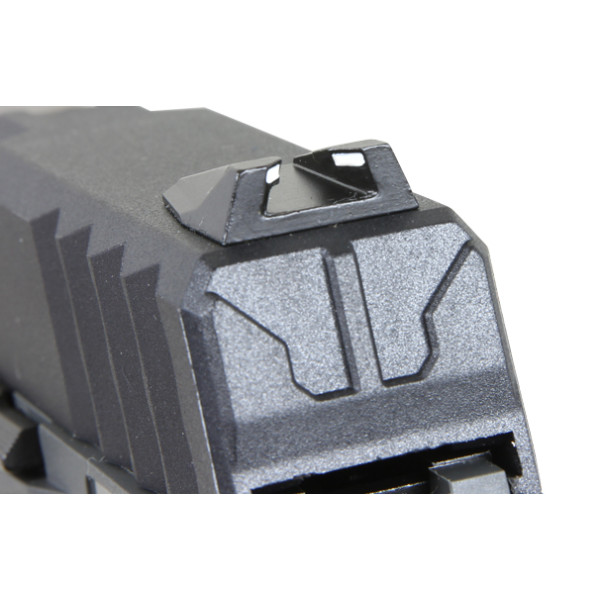 Pistolet GTP9 6mm Noir/Gris : Réplique Gaz avec Hop-up Réglable