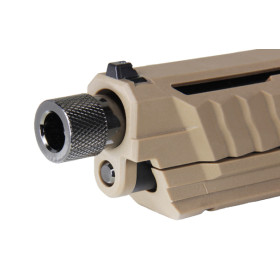 Pistolet GTP9 Tan 6mm : Réplique Gaz Blowback Polyvalente