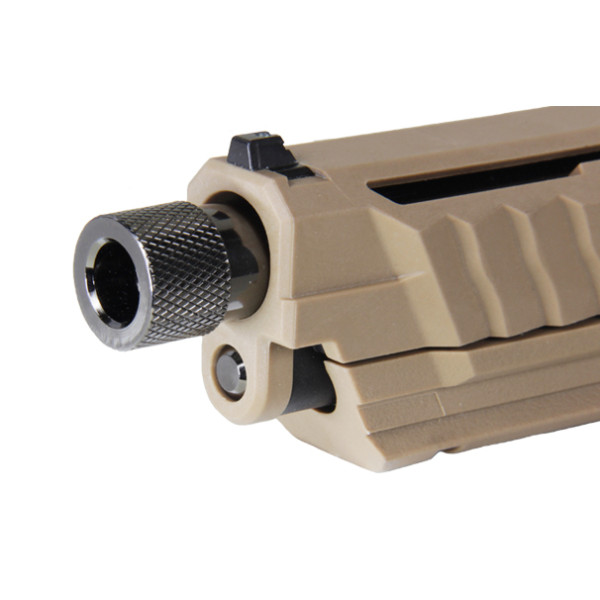 Pistolet GTP9 Tan 6mm : Réplique Gaz Blowback Polyvalente