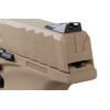 Pistolet GTP9 Tan 6mm : Réplique Gaz Blowback Polyvalente