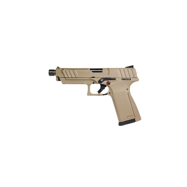 Pistolet GTP9 Tan 6mm : Réplique Gaz Blowback Polyvalente