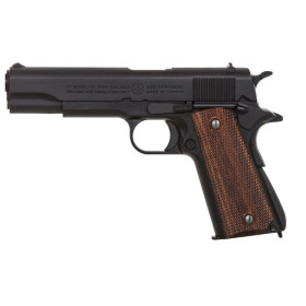 Pistolet GPM 1911 Noir 6mm : Réplique Métal avec Blowback Réaliste