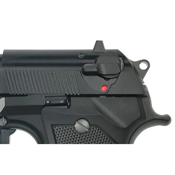 Pistolet GPM92 Gaz 6mm Noir : Réplique Full Métal Blowback