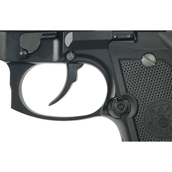 Pistolet GPM92 Gaz 6mm Noir : Réplique Full Métal Blowback
