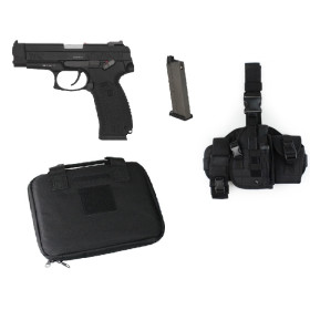 Pack MP443 Airsoft : Réplique Gaz Métal avec Accessoires Complets