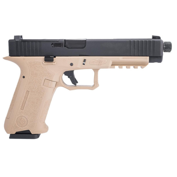Pistolet 6mm XO 35 Noir/Tan : Gaz, 310 FPS, Hop Up Ajustable