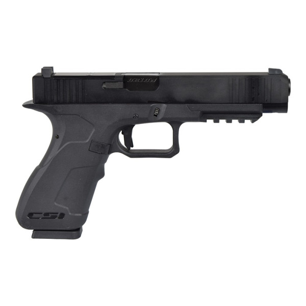 Pistolet 6mm XO 34 Noir : Gaz, Semi/Full Auto, 310 FPS