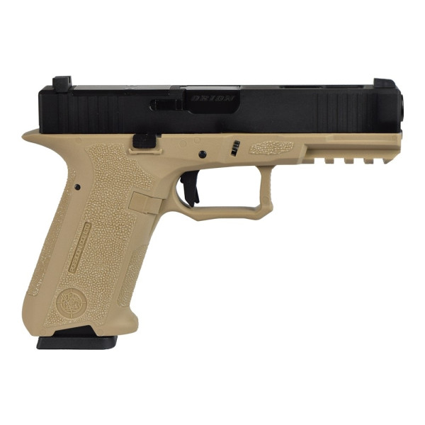 Pistolet 6mm XO 18 Noir/Tan - Gaz, 310 FPS, Hop Up Ajustable