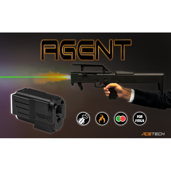 Pistolet 6mm Orion FMG9 avec Traceur Noir, 325 FPS, Gaz