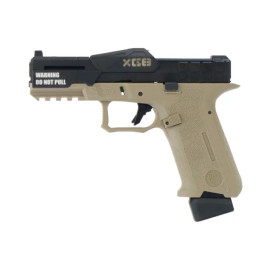 Pistolet Airsoft 6mm P1 CSI Gaz Tan - 310 FPS, Blowback Réaliste