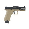 Pistolet Airsoft 6mm P1 CSI Gaz Tan - 310 FPS, Blowback Réaliste