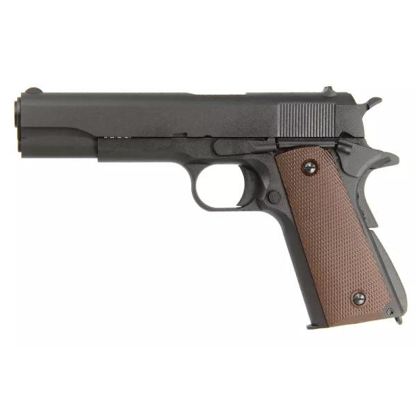 Réplique 1911 Gaz 6mm Métal : Réalisme et Polyvalence CO2