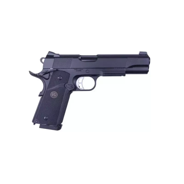 Pistolet 6mm KJ Tac Master Gaz - Métal, Blowback Réaliste