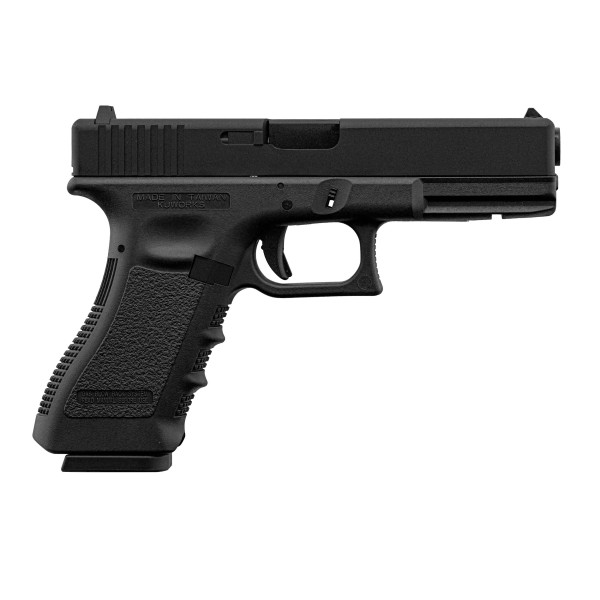 Pistolet KP17 Gaz 6mm Noir : Réplique Blowback Polyvalente