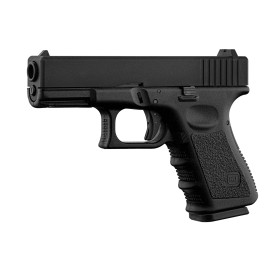 Pistolet KP23 6mm Gaz Noir : Dual Power & Blowback Réaliste