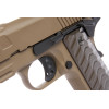Pistolet KP16 6mm Tan : Dual Power Gaz/CO2, Réalisme Blowback