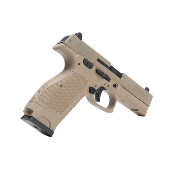 Pistolet 6mm MKW Blowback Tan : Précision et Réalisme Gaz