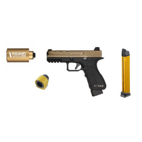 Pack P2 CSI Poseidon Tan 6mm : Réplique Airsoft Gaz 0.89J