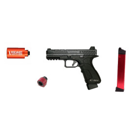 Pack P2 CSI Poseidon Noir 6mm : Réplique Gaz 310 FPS, CQB Ready