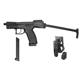 Pack USW A1 6mm Airsoft : Réplique Métal CO2, Crosse Pliable