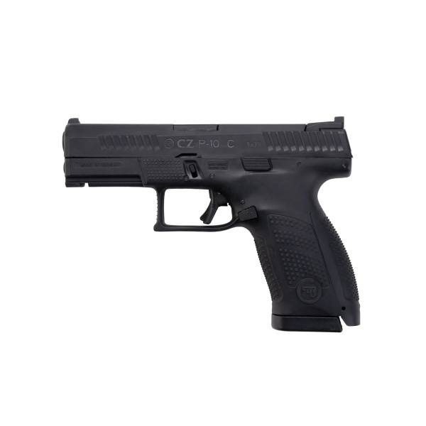 Réplique CZ P-10 Noir GBB 6mm : Ergonomie Ambidextre et Rail Picatinny
