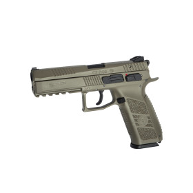 Pistolet Airsoft CZ P09 Gaz Blowback Tan - Réalisme et Polyvalence