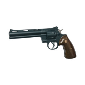 Revolver 6mm R 357 Gaz Noir - Précision et Fiabilité 12 Coups