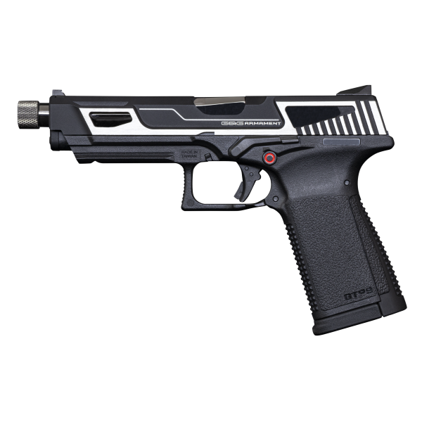 Pistolet GTP9 MS Silver CO2 6mm : Réplique Tactique et Polyvalente