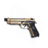 Pistolet KJM9 A1 CO2 Tan 6mm : Réplique Métal Blowback