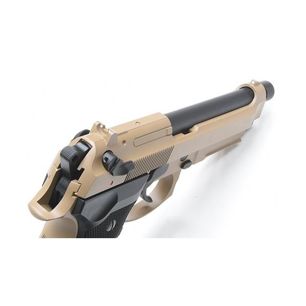 Pistolet KJM9 A1 CO2 Tan 6mm : Réplique Métal Blowback