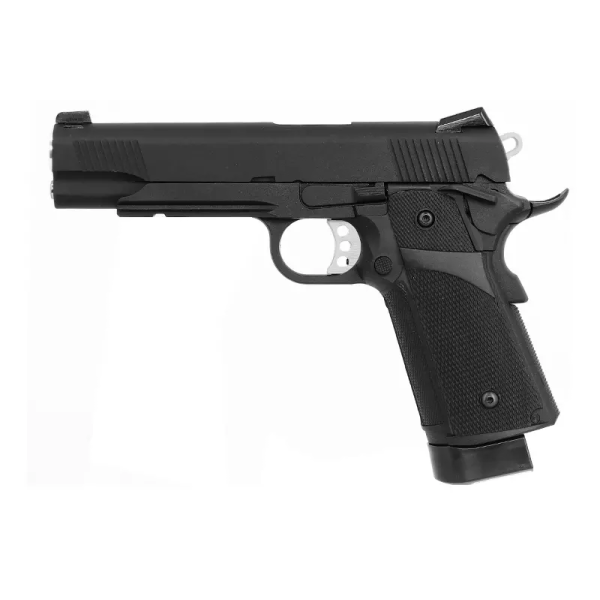 Pistolet 6mm KJ Capa CO2 : Réplique Métal Blowback 300 fps
